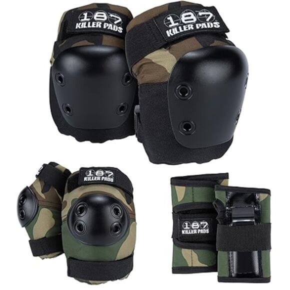 187 Killer Pads Other - Brand new 187 KILLER PADS Skateboarding Six Pack Pad Set - Camo (Junior)